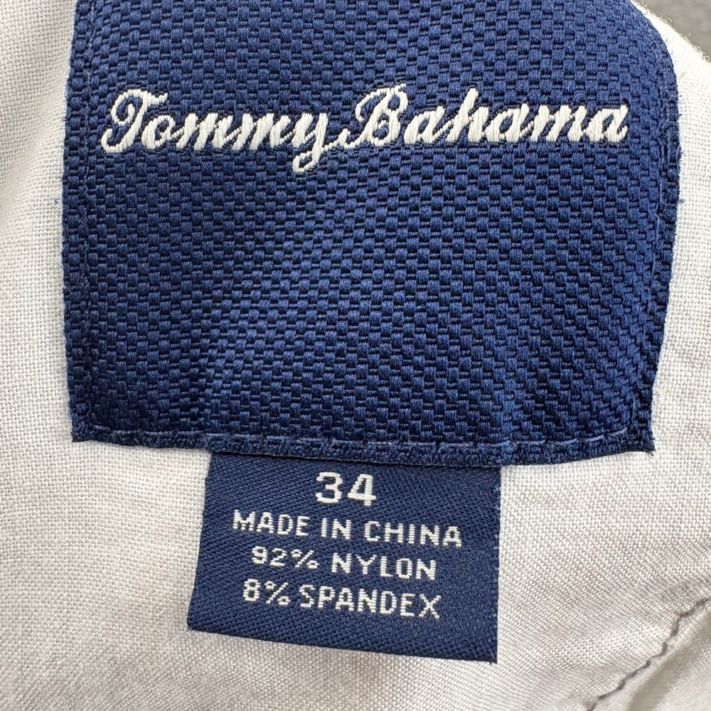 Tommy Bahama Shorts Mens 34 Blue Floral Tropical Hibiscus Hybrid Swim Golf Beach - Picture 8 of 12